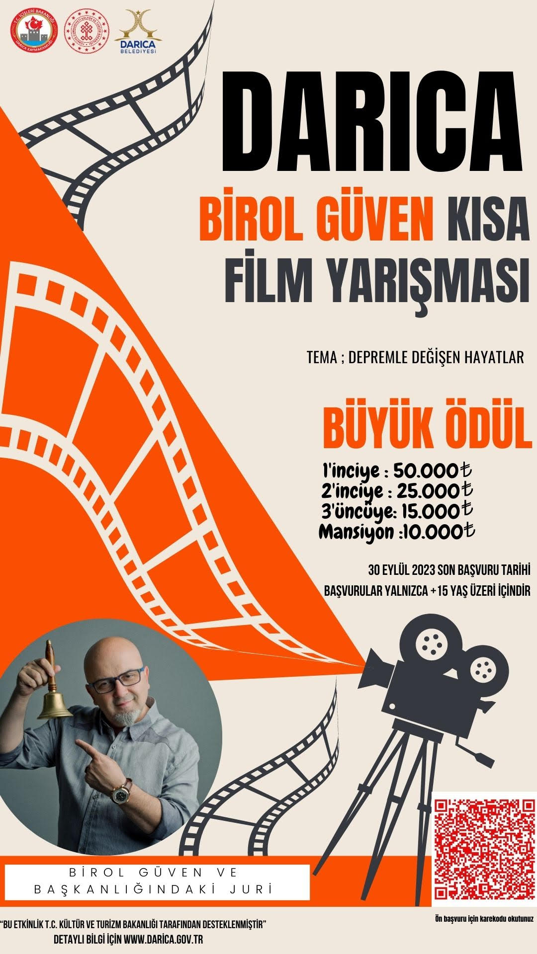 2.Darıca Birol GÜVEN Kısa Film Yarışması Başlıyor